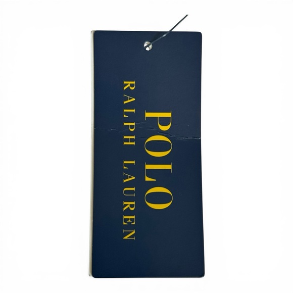 NWT Polo Ralph Lauren Blue Cotton Chino Baseball Cap Red Pony - Picture 6 of 7